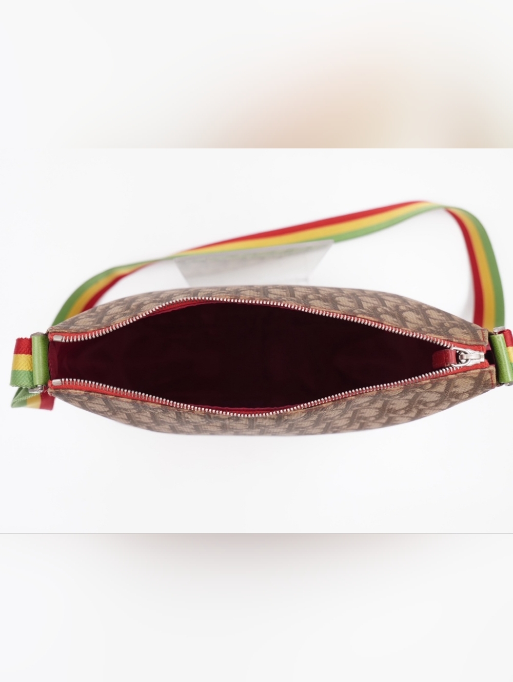 CG41 💗 Christian Dior Monogram Rasta Messenger Beige - Picture 12 of 13
